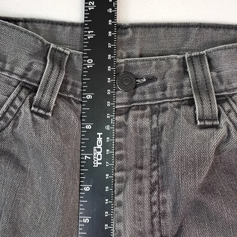 Levis 513 Slim Straight Grey Denim Jeans Mens 32x32 80813-0002